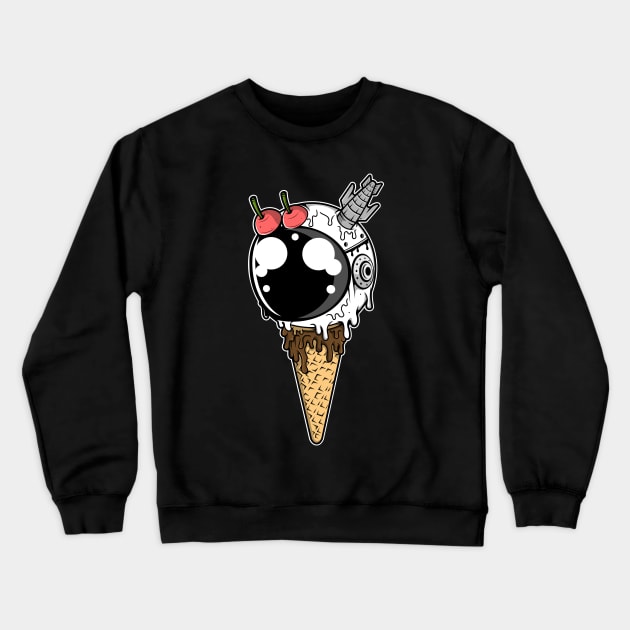 Astronaut Ice Cream Cone Crewneck Sweatshirt by ArtisticParadigms